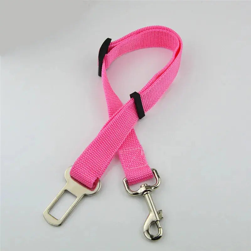 Cintura di sicurezza per cani e gatti animali domestici pets rosa 