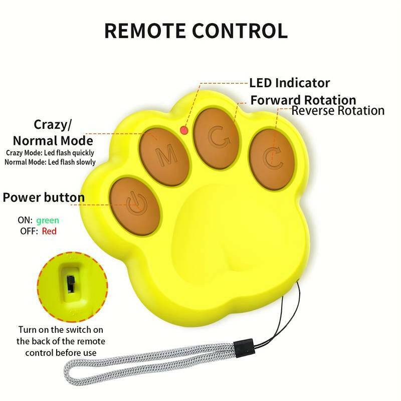Palla cane gatto intelligente telecomandata con controller a forma di zampa 